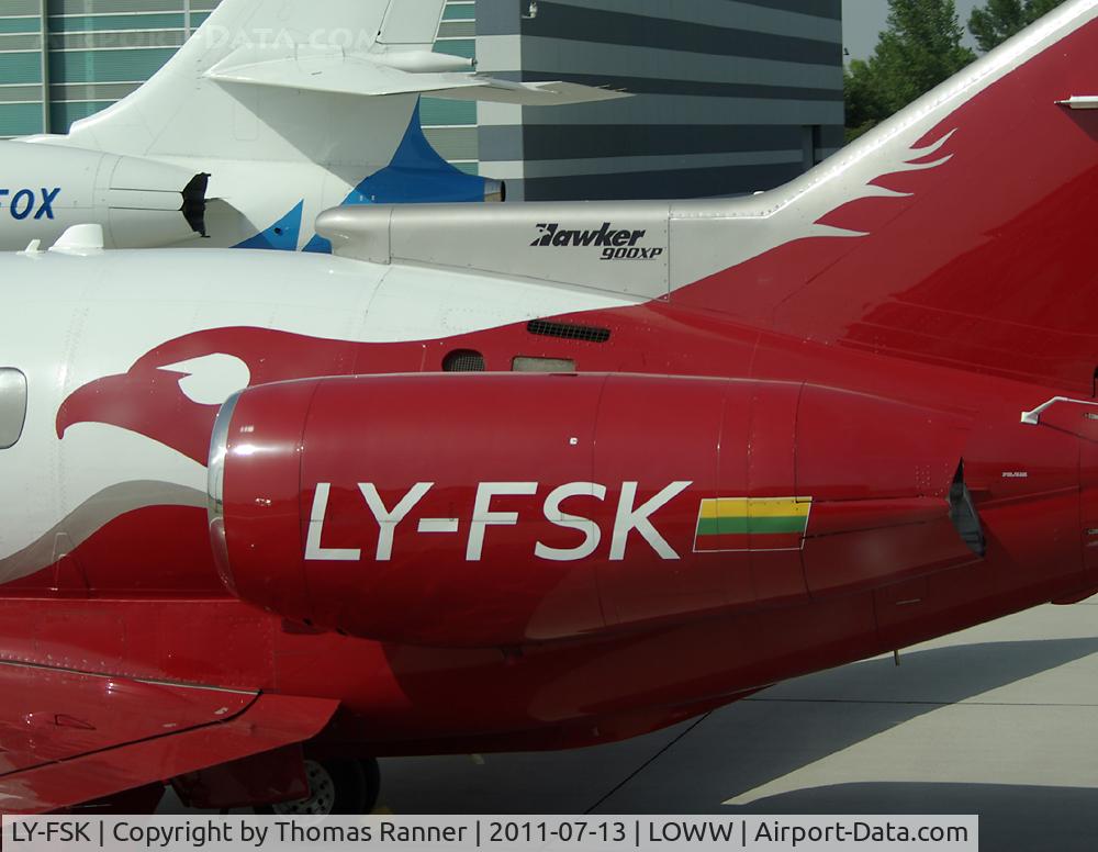 LY-FSK, 2008 Hawker Beechcraft 900XP C/N HA-0060, Aurela Hawker 900