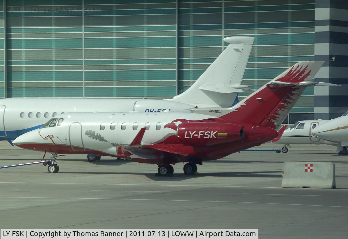LY-FSK, 2008 Hawker Beechcraft 900XP C/N HA-0060, Aurela Hawker 900