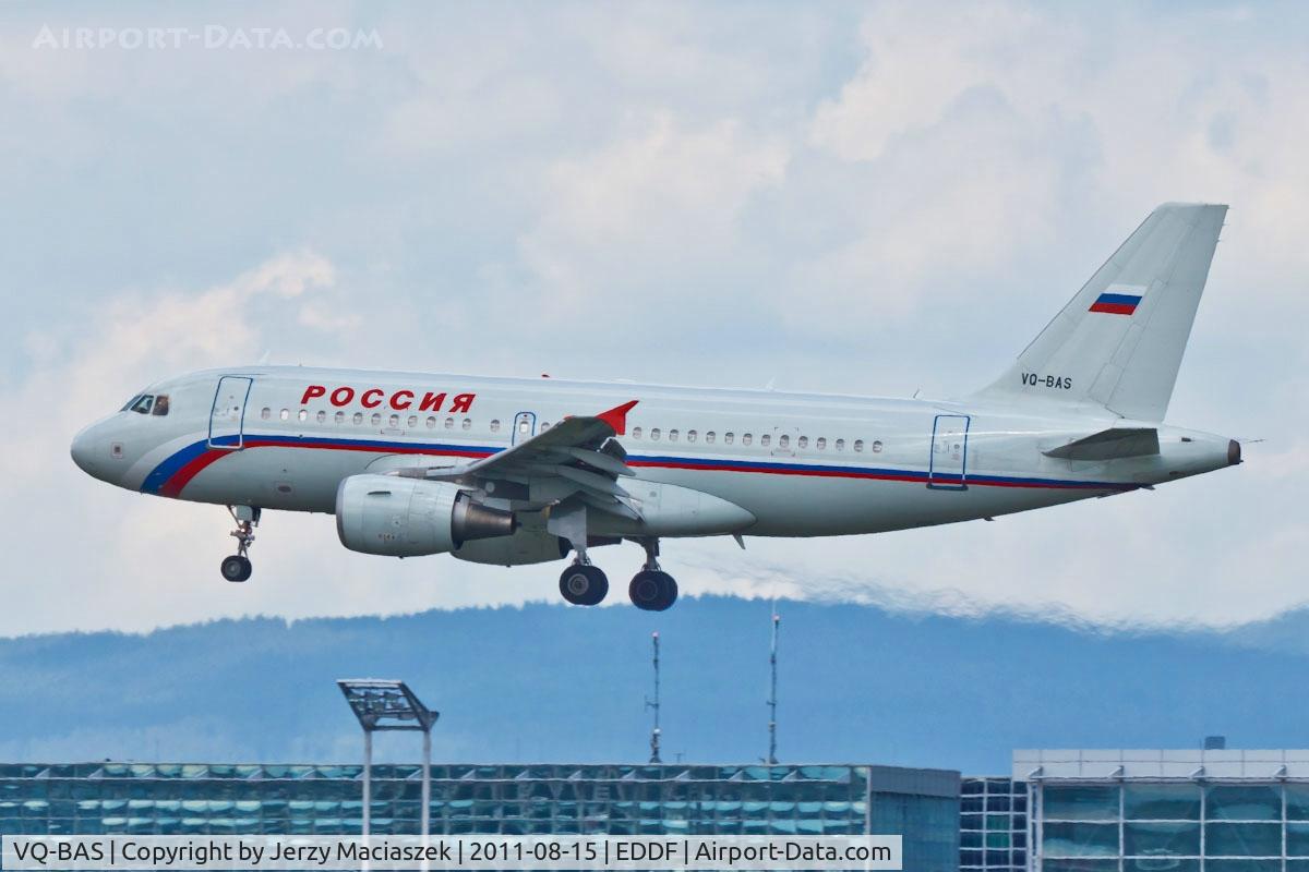 VQ-BAS, 2002 Airbus A319-111 C/N 1863, Airbus A319-111