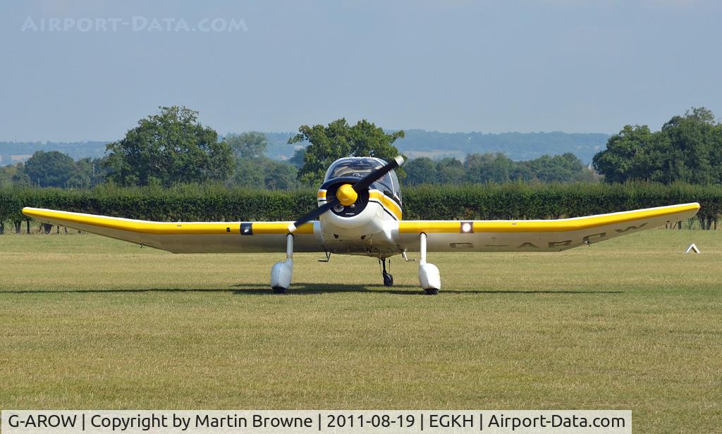 G-AROW, 1961 Jodel D-140B Mousequetaire II C/N 71, SHOT AT HEADCORN