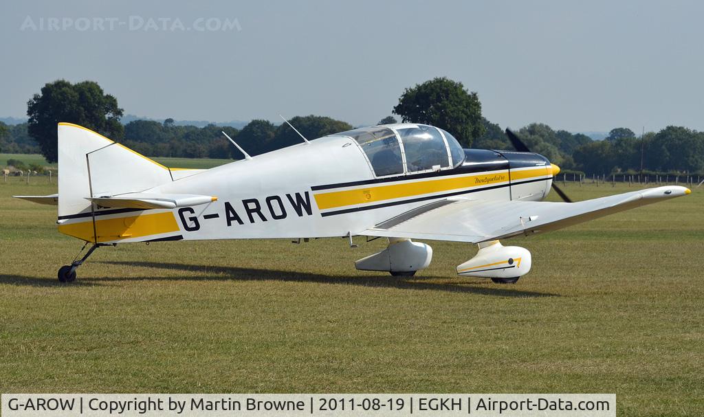 G-AROW, 1961 Jodel D-140B Mousequetaire II C/N 71, SHOT AT HEADCORN