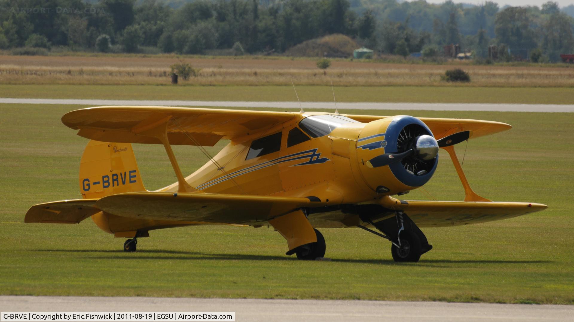 G-BRVE, 1945 Beech D17S Staggerwing C/N 6701, 3. G-BRVE at the American Air Day, Duxford (August,2011)