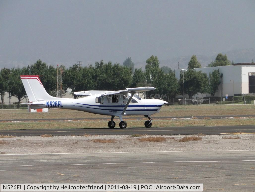 N526FL, 2006 Jabiru J250-SP C/N 325, On taxiway Sierra and heading to runway 26L