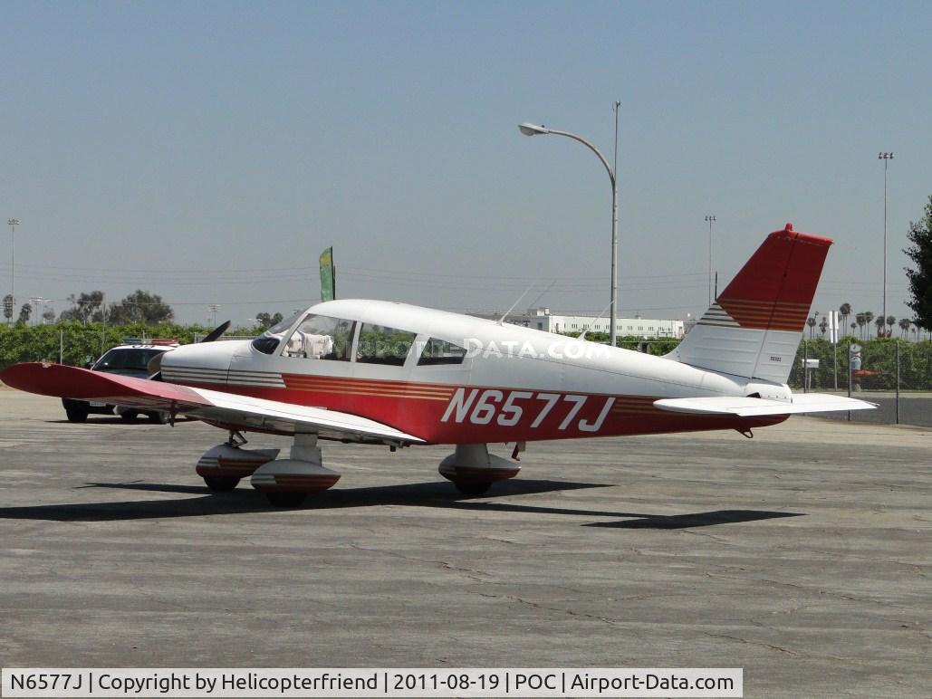 N6577J, 1968 Piper PA-28-180 C/N 28-5032, Parked north of Howard Aviation parking area