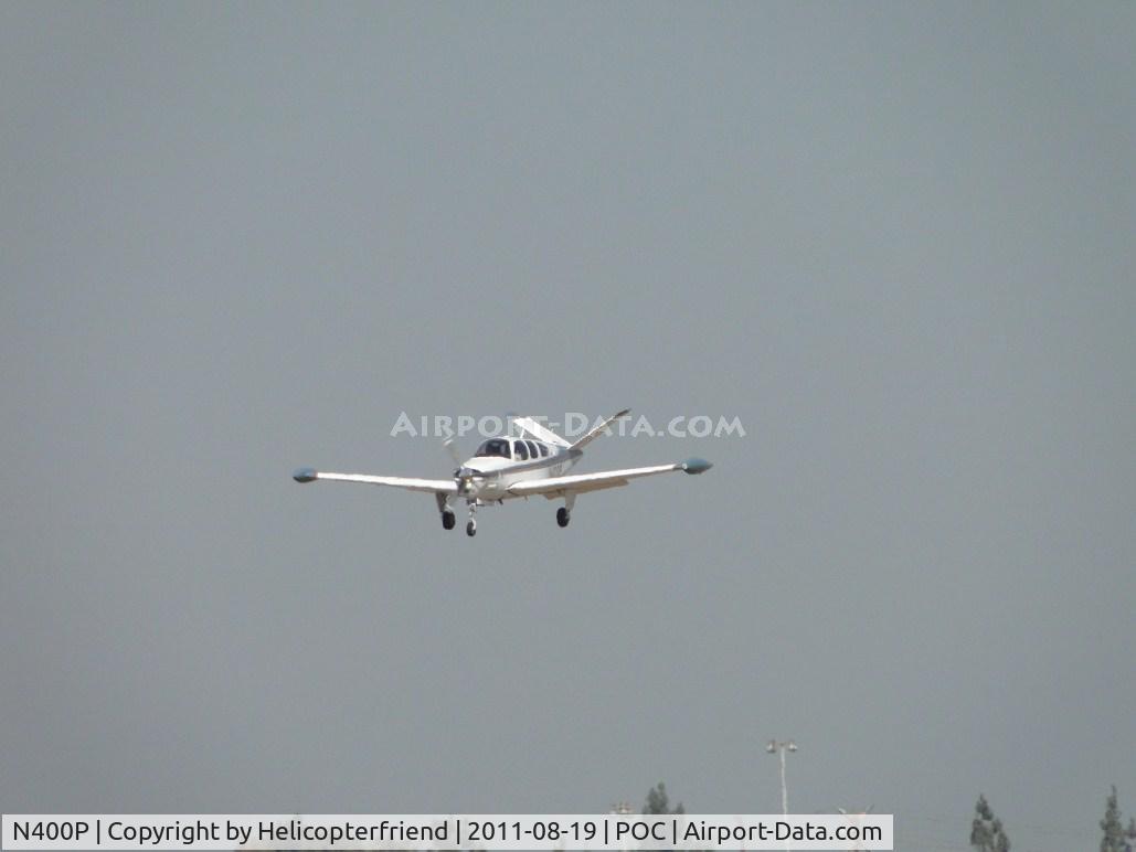 N400P, 1976 Beech V35B Bonanza C/N D-9933, Nose down on final approach to runway 26L
