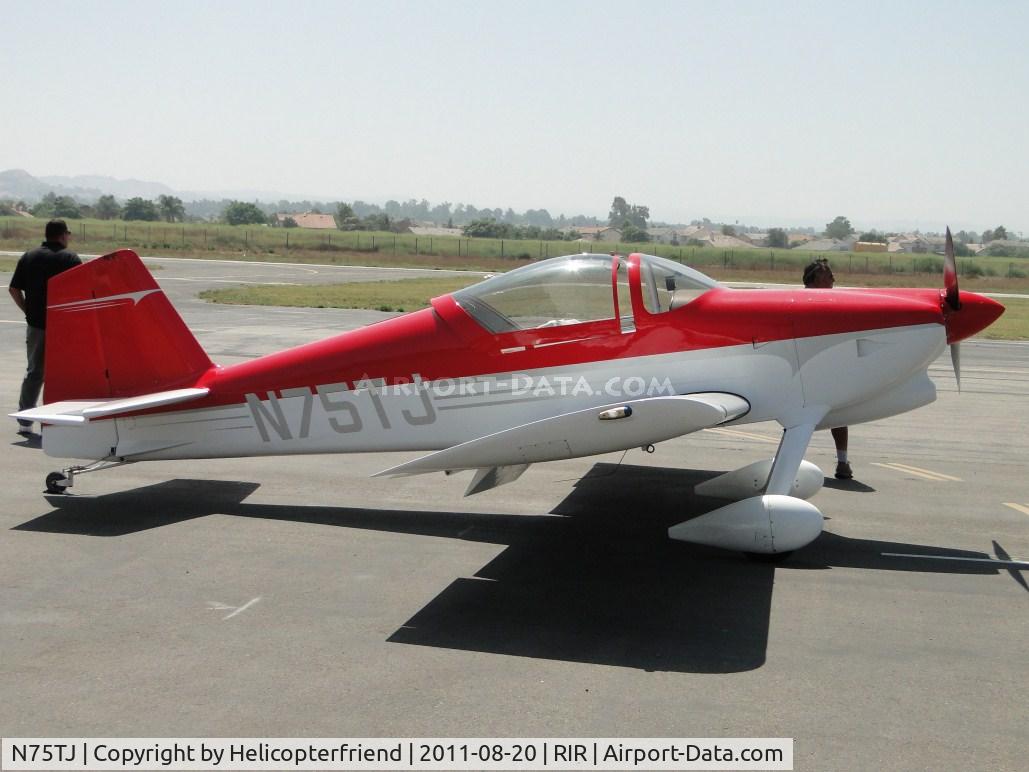 N75TJ, 2003 Vans RV-6 C/N 22633, Parked in the display area