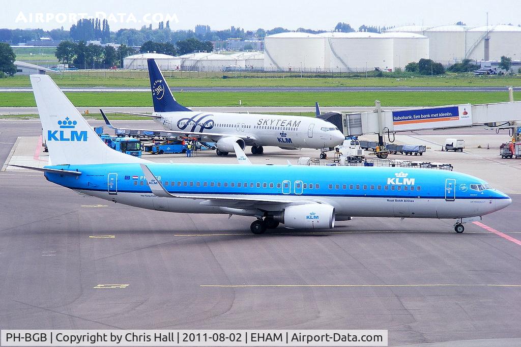 PH-BGB, 2008 Boeing 737-8K2 C/N 37594, KLM Royal Dutch Airlines