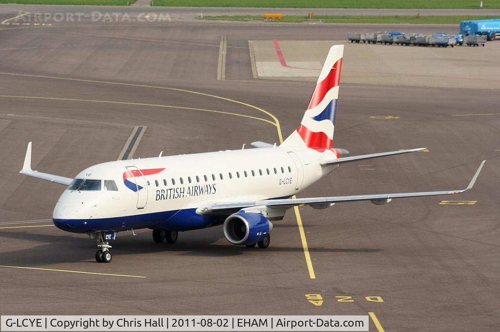 G-LCYE, 2009 Embraer ERJ-170-100STD C/N 17000296, BA CityFlyer