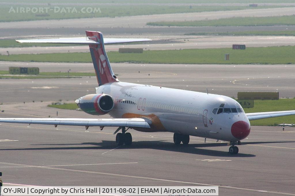 OY-JRU, 1987 McDonnell Douglas MD-87 (DC-9-87) C/N 49403, Danish Air Transport