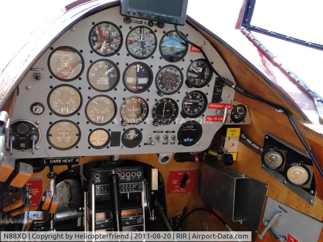 N88XD, 1993 De Havilland DH-88 Comet Replica C/N T-7, Cockpit view