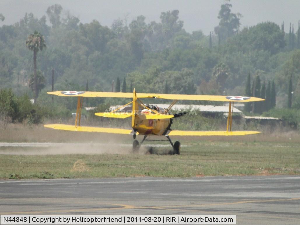 N44848, 1941 Naval Aircraft Factory N3N-3 C/N 4477, Great landing