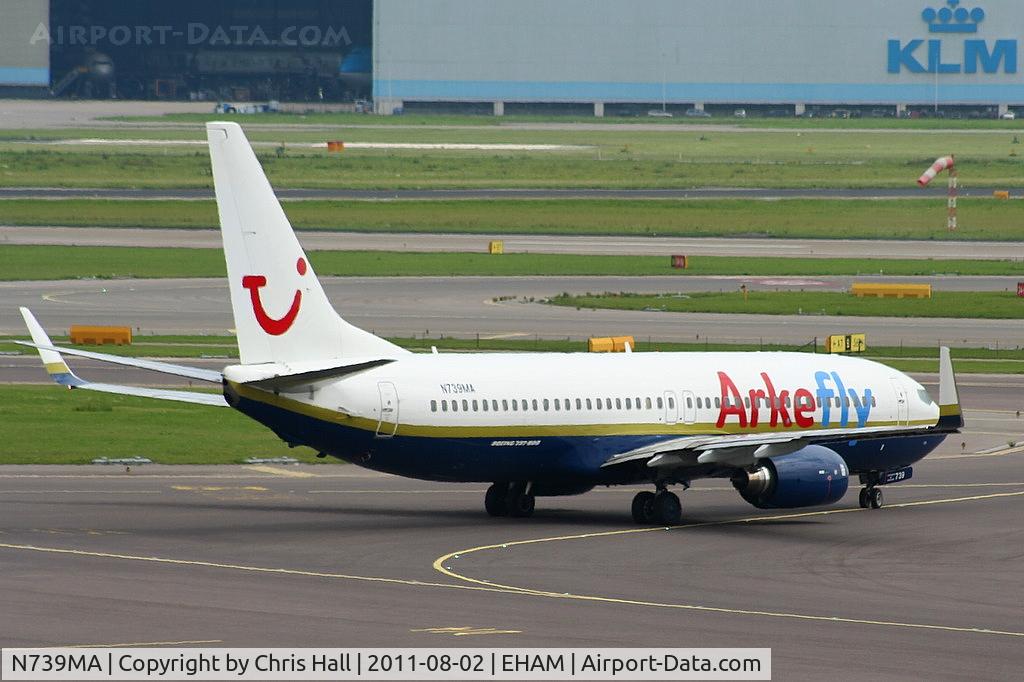 N739MA, 2004 Boeing 737-8Q8 C/N 30670, Arkefly leased from Miami Air International