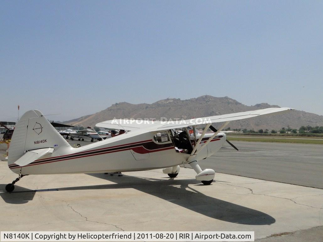 N8140K, 1946 Stinson 108-1 Voyager C/N 108-1140, Parked for sale & display