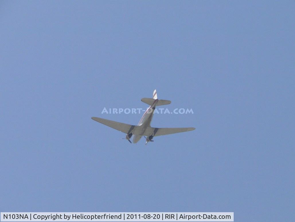 N103NA, 1945 Douglas DC-3C-S1C3G (C-47B) C/N 16821, Flying around the airport with passengers