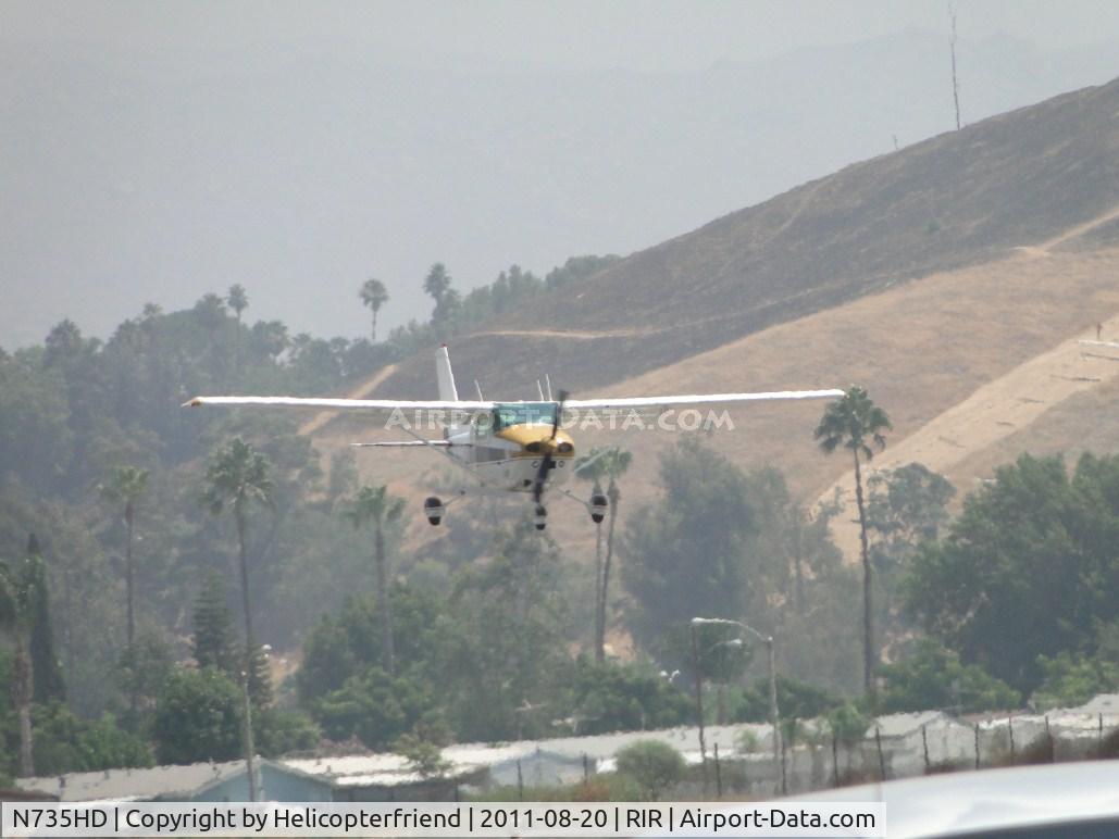 N735HD, 1977 Cessna 182Q Skylane C/N 18265429, On final approach