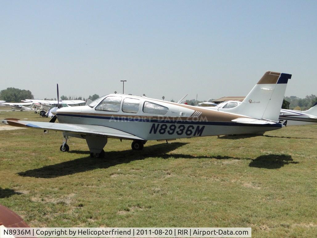 N8936M, 1963 Beech 35-B33 Debonair C/N CD-725, Parked in the grass