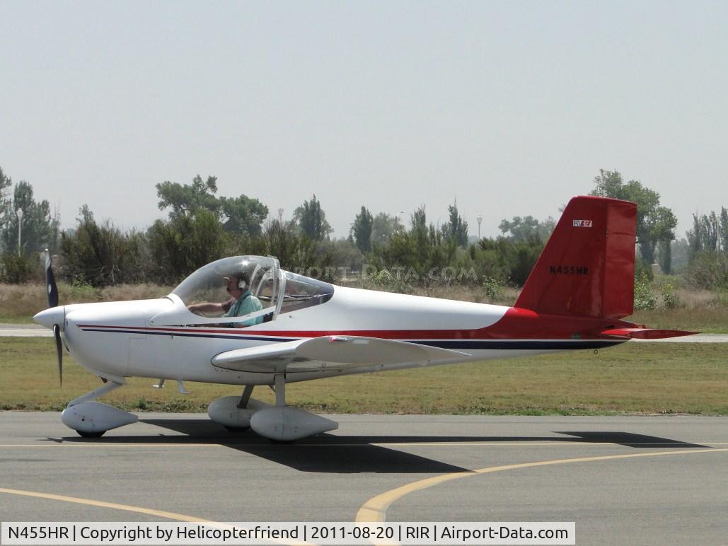 N455HR, Vans RV-12 C/N 120341, Taxiing to runway for take off