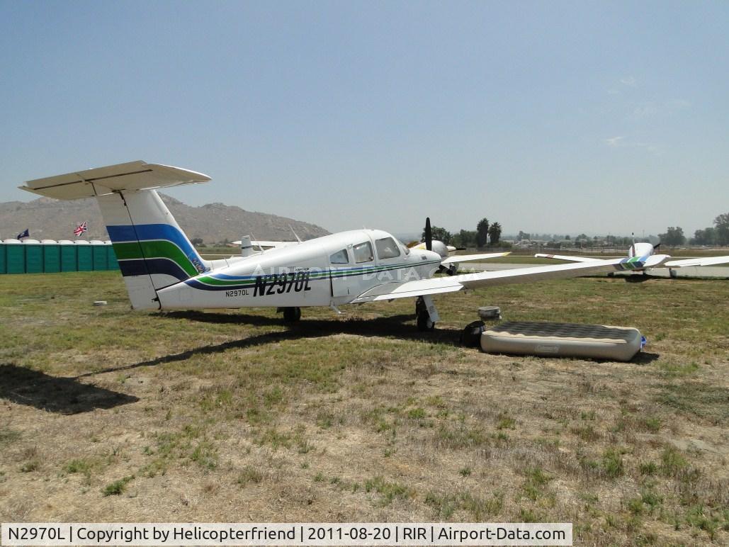N2970L, 1979 Piper PA-28RT-201T Arrow IV C/N 28R-7931284, Parked in the grass