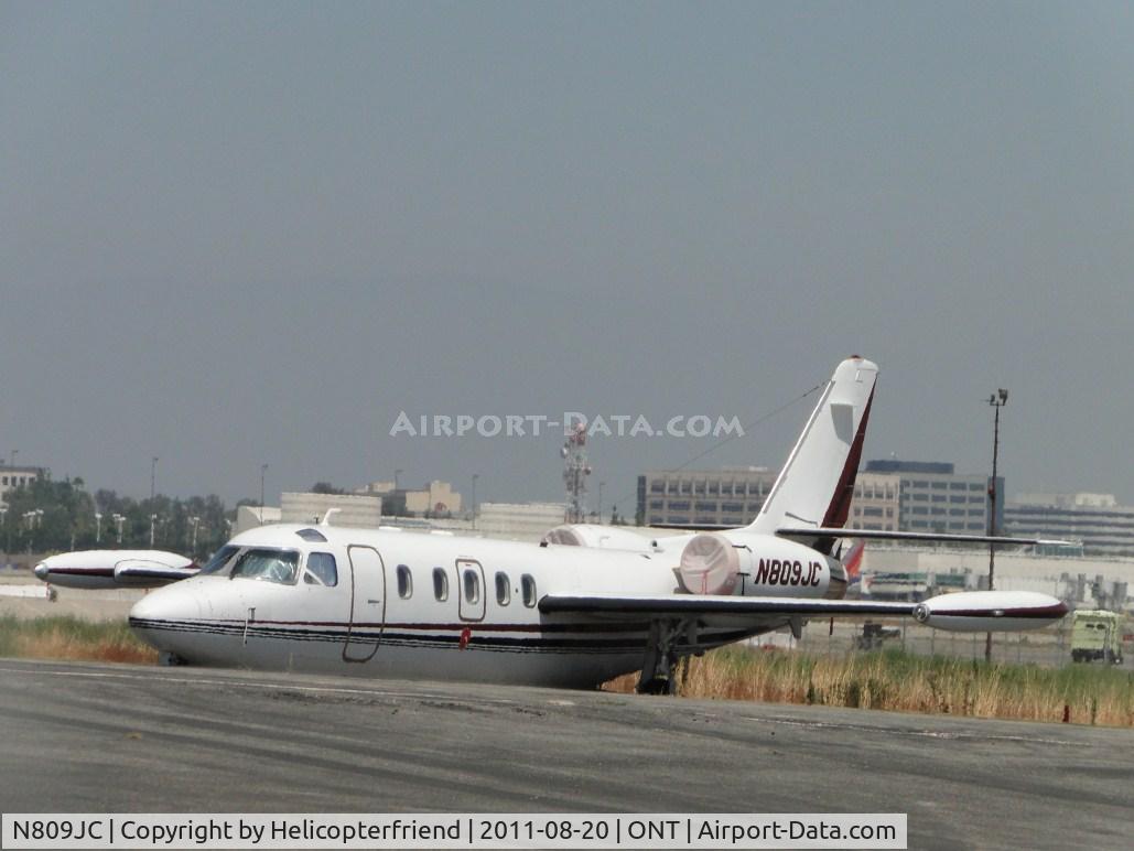 N809JC, 1987 Israel Aircraft Industries 1124 C/N 298, Setting down on the east side of a southern parking area