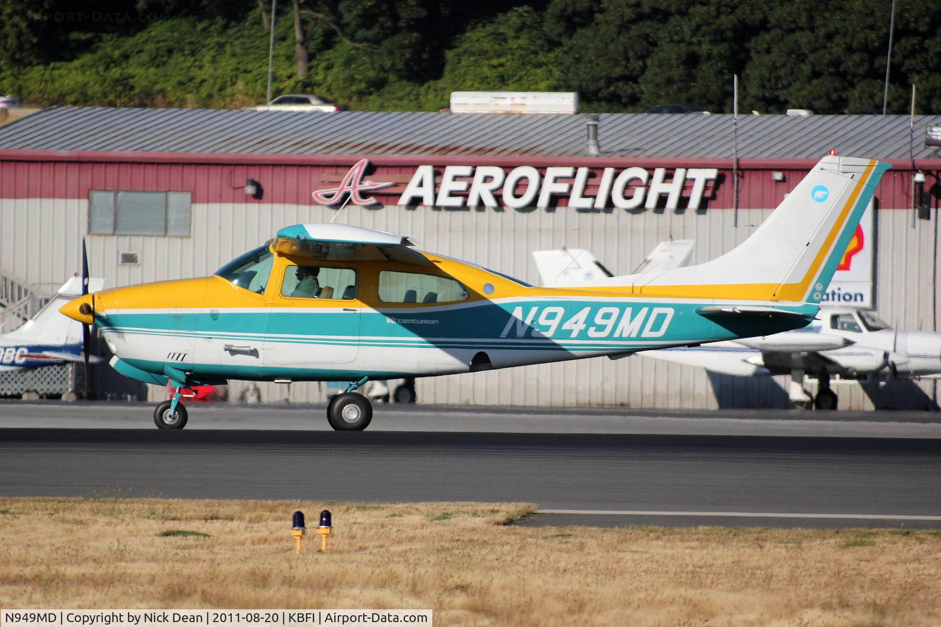 N949MD, 1973 Cessna T210L Turbo Centurion C/N 21059889, KBFI/BFI