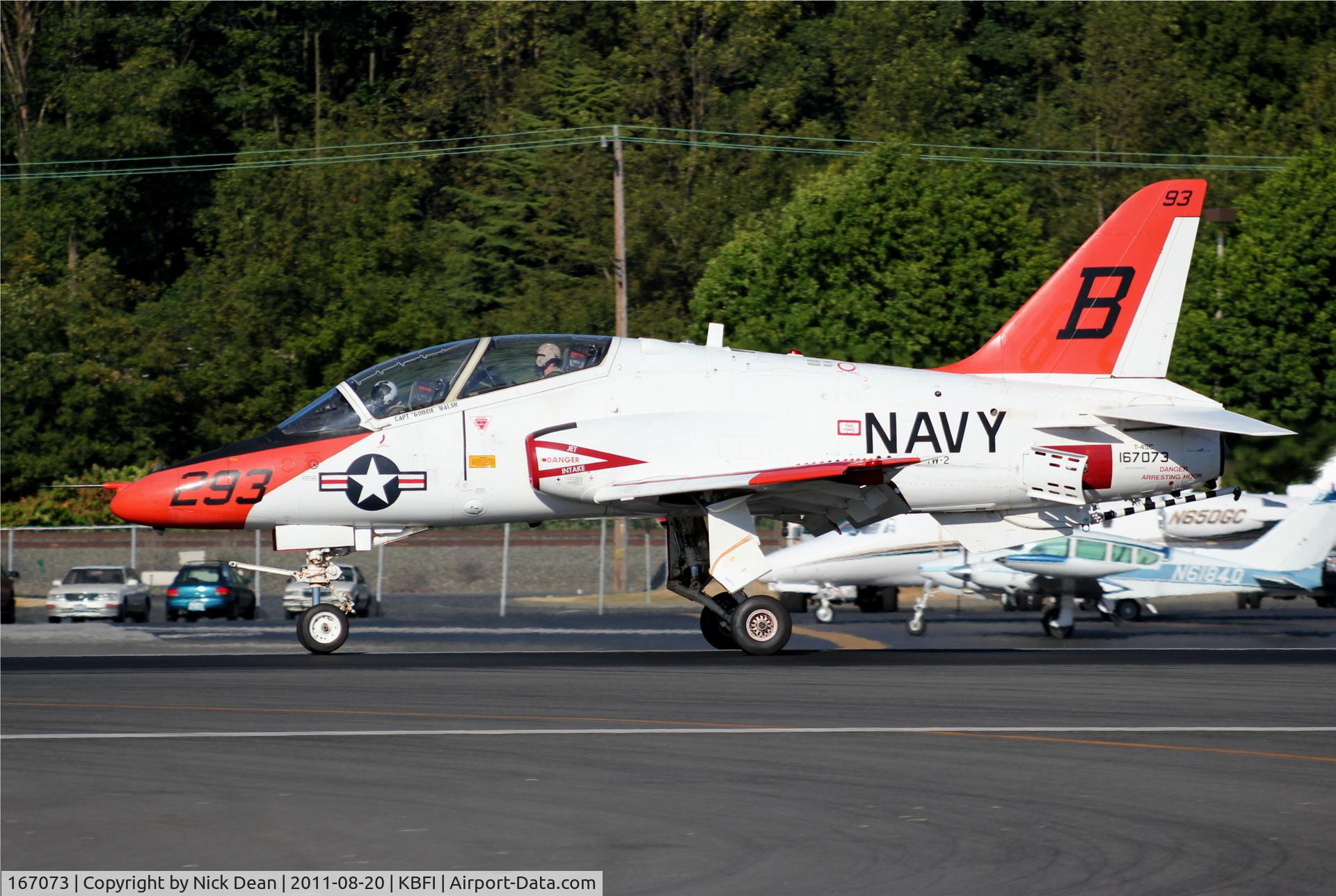 167073, Boeing T-45C Goshawk C/N C105, KBFI/BFI