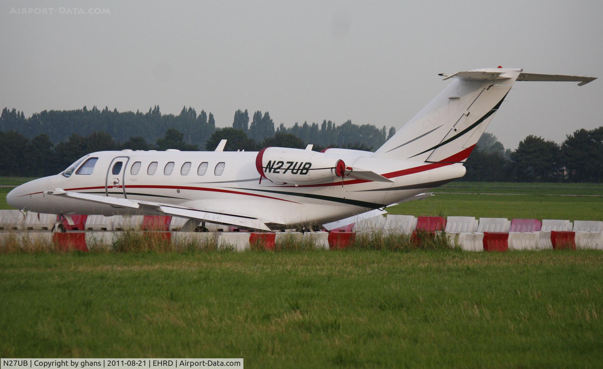 N27UB, 2008 Cessna 525B Citation CJ3 C/N 525B-0225, Parked @ Jetcentre