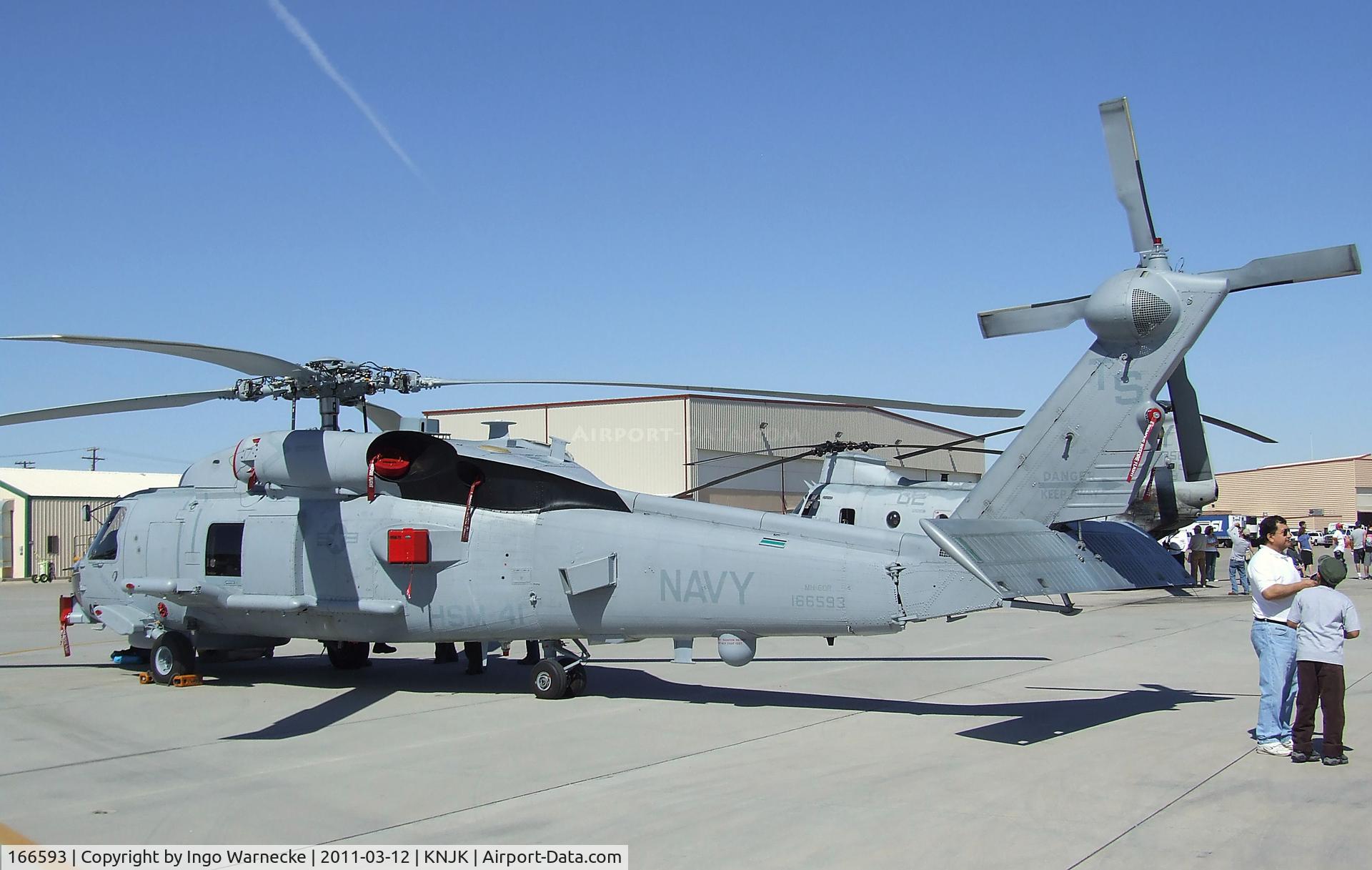166593, Sikorsky MH-60R Strikehawk C/N Not found 166593, Sikorsky MH-60R Seahawk / Knighthawk at the 2011 airshow at El Centro NAS, CA