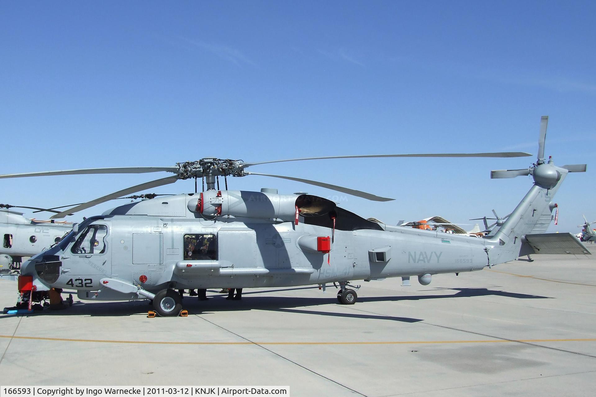 166593, Sikorsky MH-60R Strikehawk C/N Not found 166593, Sikorsky MH-60R Seahawk / Knighthawk at the 2011 airshow at El Centro NAS, CA