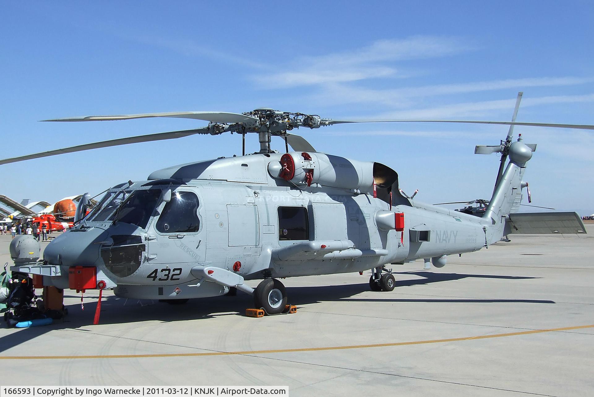 166593, Sikorsky MH-60R Strikehawk C/N Not found 166593, Sikorsky MH-60R Seahawk / Knighthawk at the 2011 airshow at El Centro NAS, CA