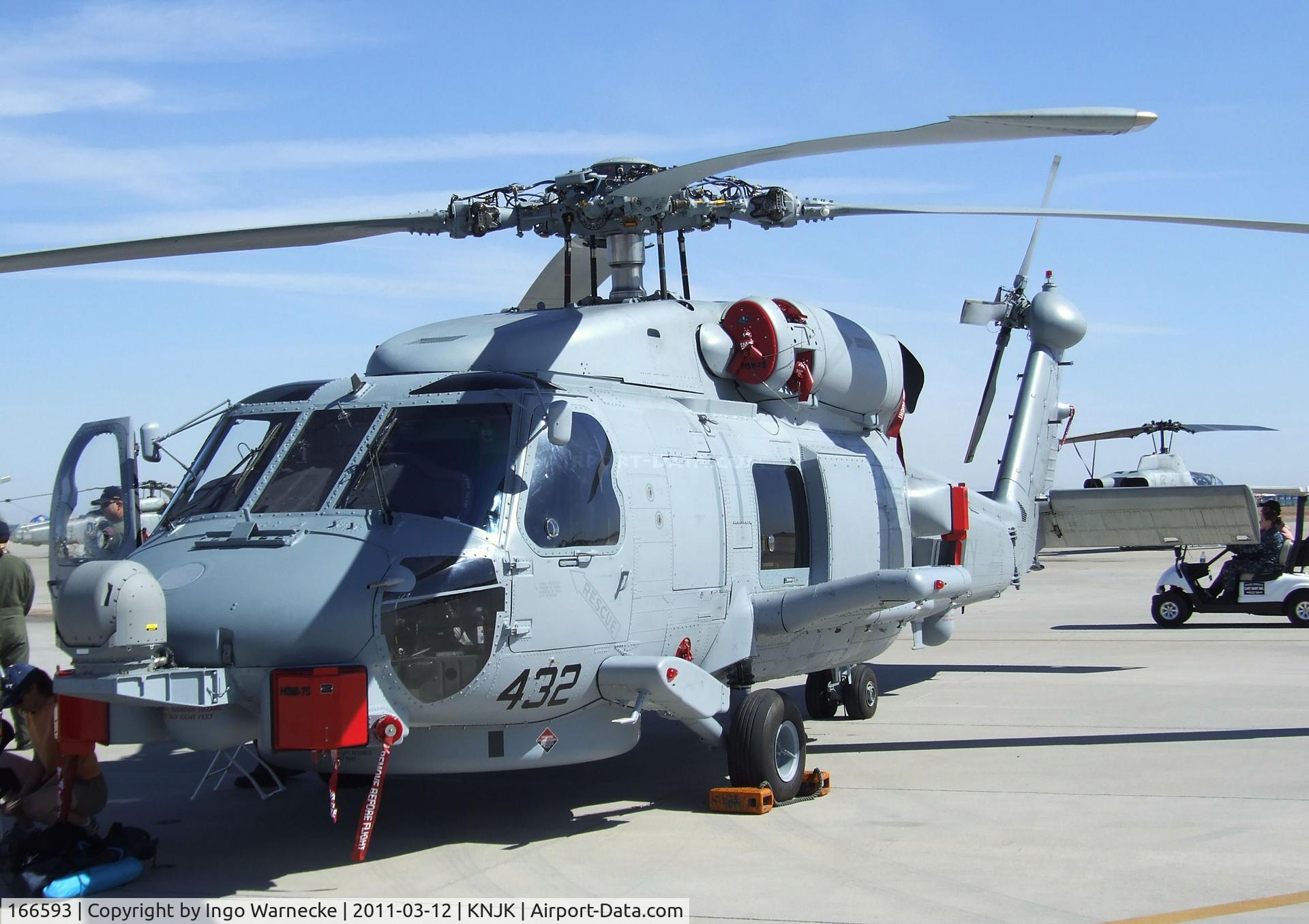 166593, Sikorsky MH-60R Strikehawk C/N Not found 166593, Sikorsky MH-60R Seahawk / Knighthawk at the 2011 airshow at El Centro NAS, CA