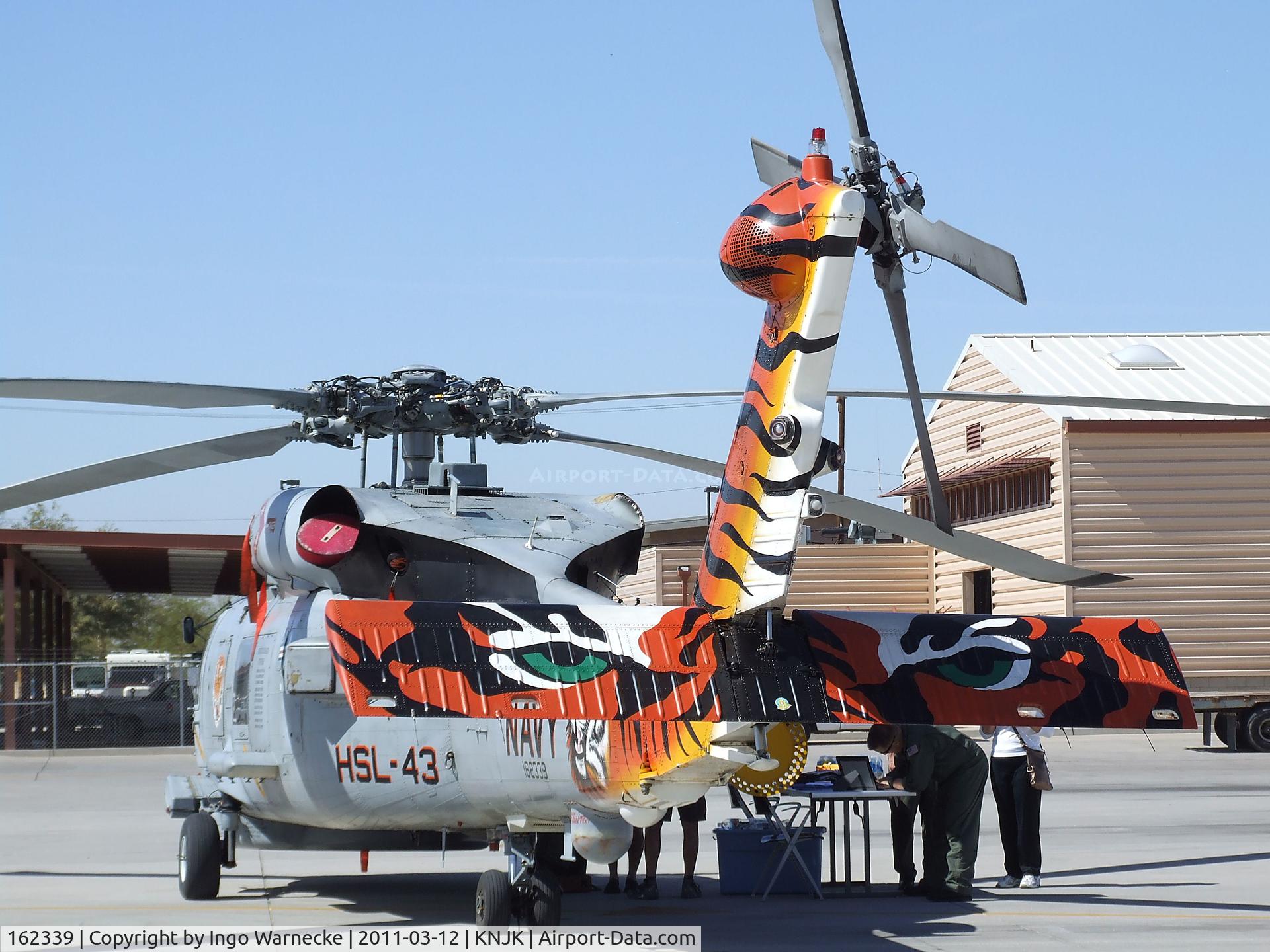 162339, Sikorsky SH-60B Seahawk C/N Not found 162339, Sikorsky SH-60B Seahawk of the US Navy in 'Battle Cats' special colours at the 2011 airshow at El Centro NAS, CA