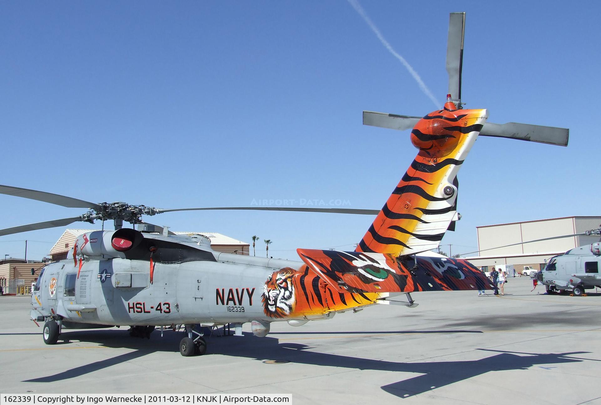 162339, Sikorsky SH-60B Seahawk C/N Not found 162339, Sikorsky SH-60B Seahawk of the US Navy in 'Battle Cats' special colours at the 2011 airshow at El Centro NAS, CA