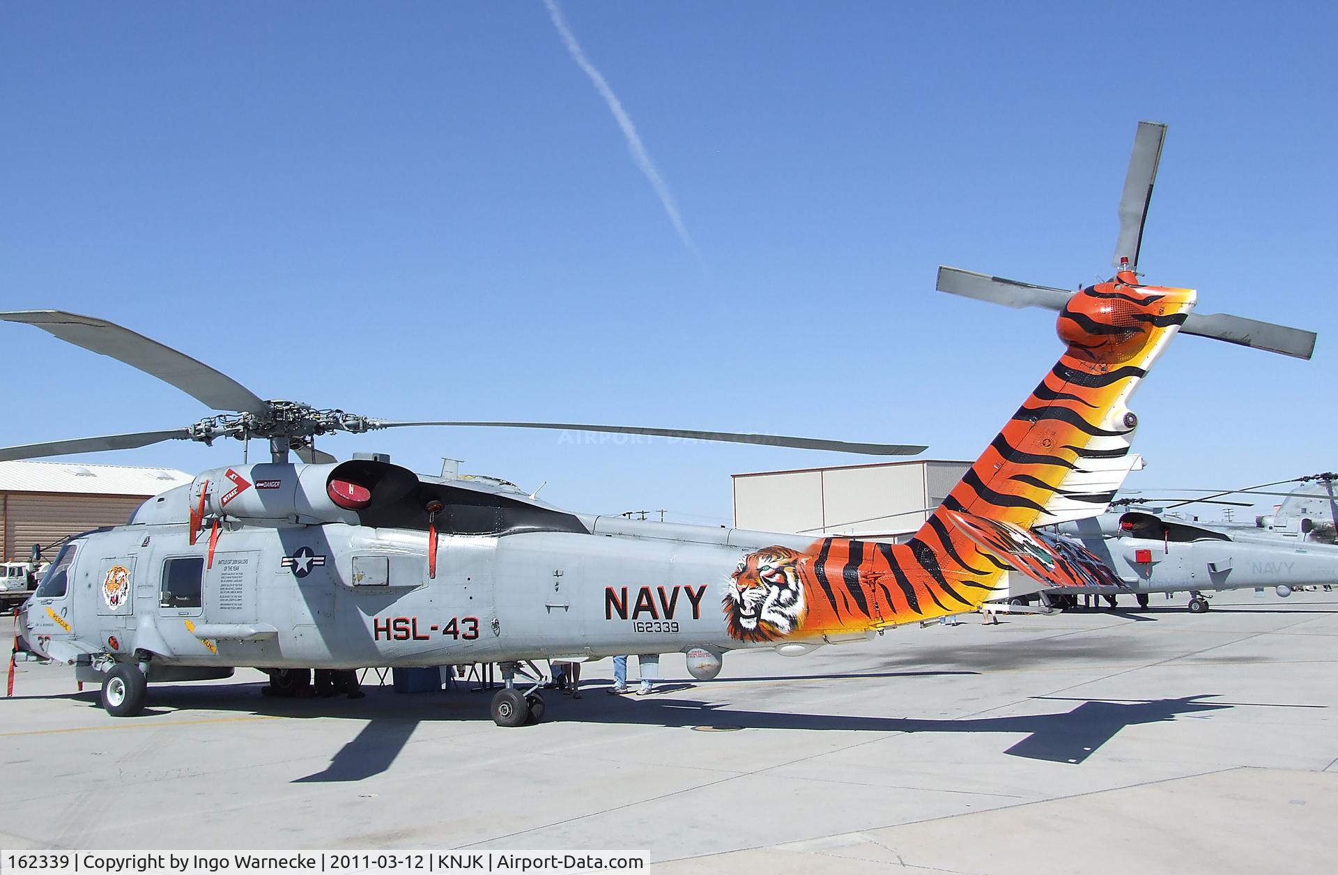 162339, Sikorsky SH-60B Seahawk C/N Not found 162339, Sikorsky SH-60B Seahawk of the US Navy in 'Battle Cats' special colours at the 2011 airshow at El Centro NAS, CA