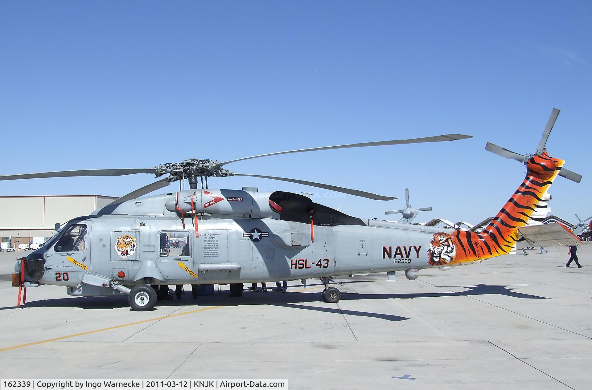 162339, Sikorsky SH-60B Seahawk C/N Not found 162339, Sikorsky SH-60B Seahawk of the US Navy in 'Battle Cats' special colours at the 2011 airshow at El Centro NAS, CA