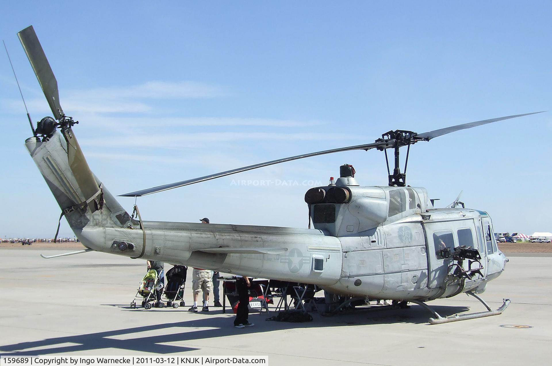 159689, Bell UH-1N Iroquois C/N 31699, Bell UH-1N Iroquois of the USMC at the 2011 airshow at El Centro NAS, CA
