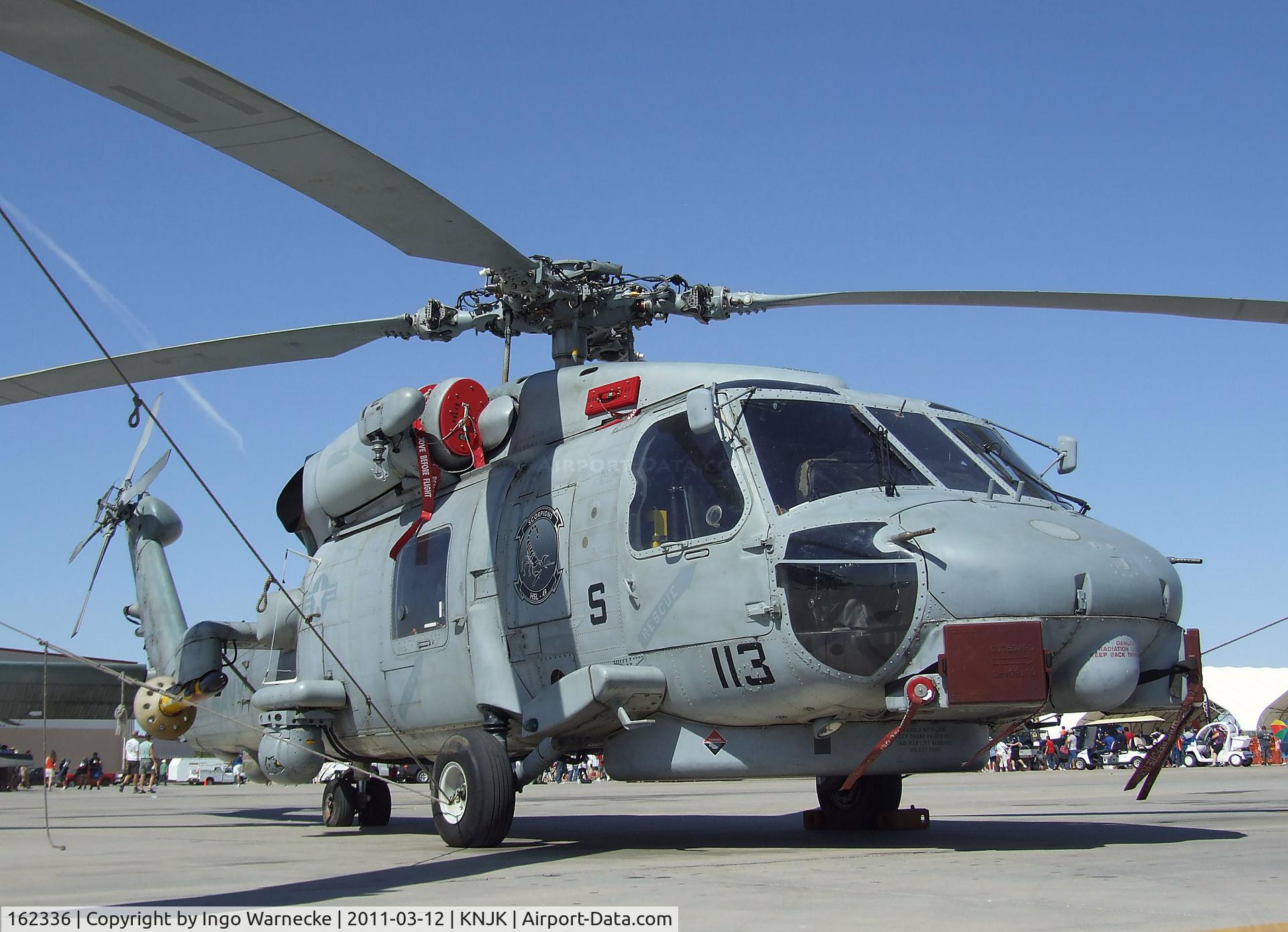 162336, Sikorsky SH-60B Seahawk C/N 70-0442, Sikorsky SH-60B Seahawk of the US Navy at the 2011 airshow at El Centro NAS, CA