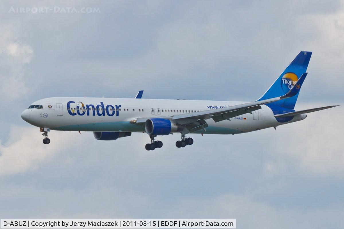 D-ABUZ, 1991 Boeing 767-330/ER C/N 25209, Boeing 767-330