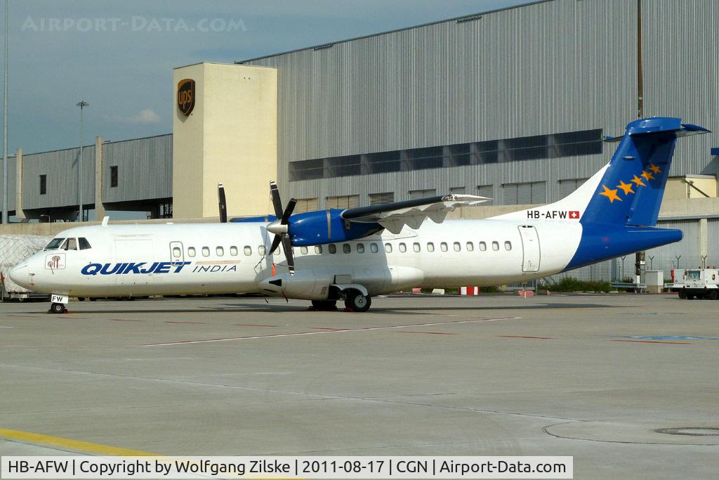 HB-AFW, 2009 ATR 72-212A C/N 870, visitor