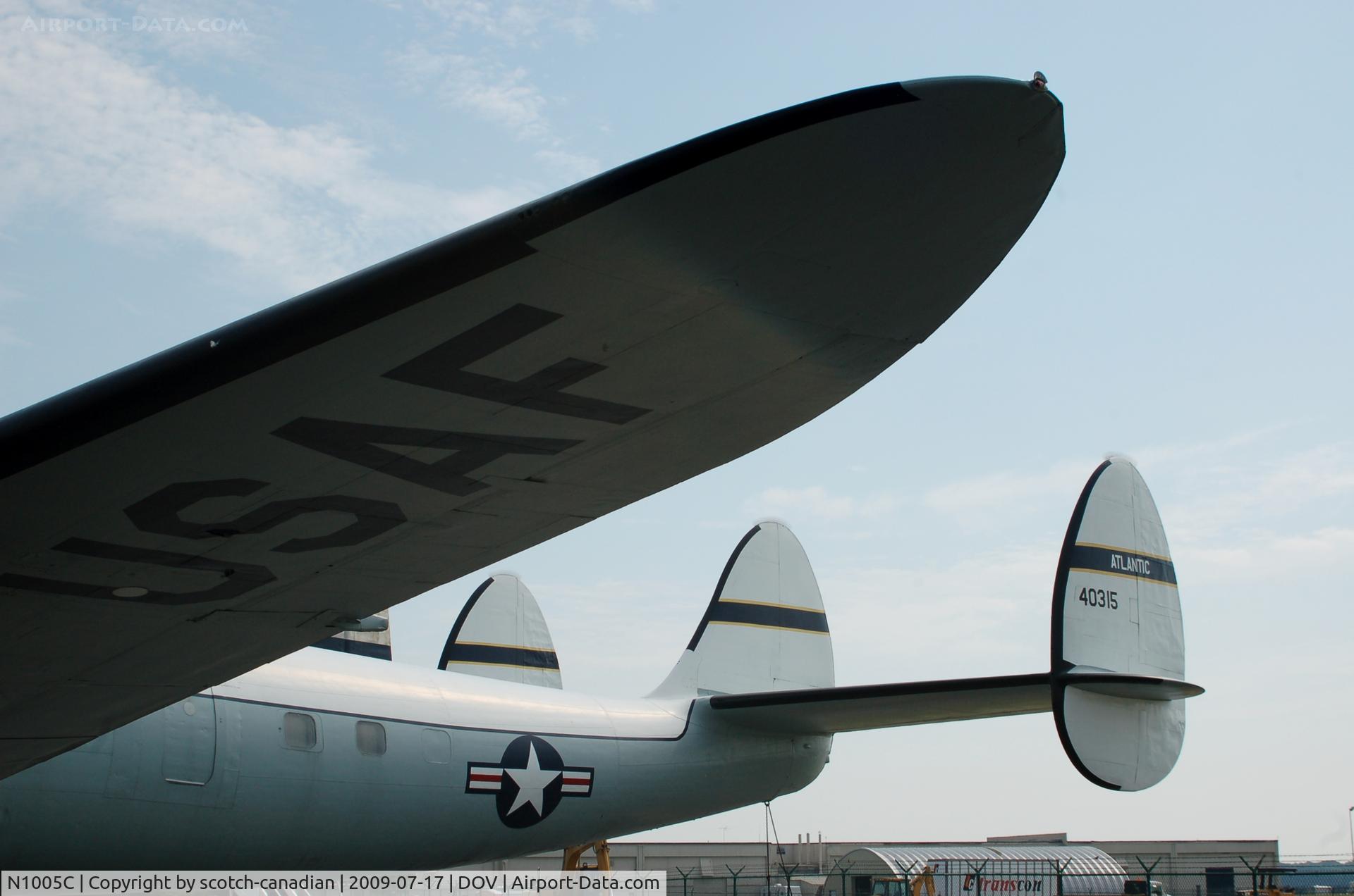 N1005C, 1955 Lockheed L-1049E/01 Super Constellation C/N 4557, 1955 Lockheed 1049E/01-55 at the Air Mobility Command Museum, Dover AFB, DE