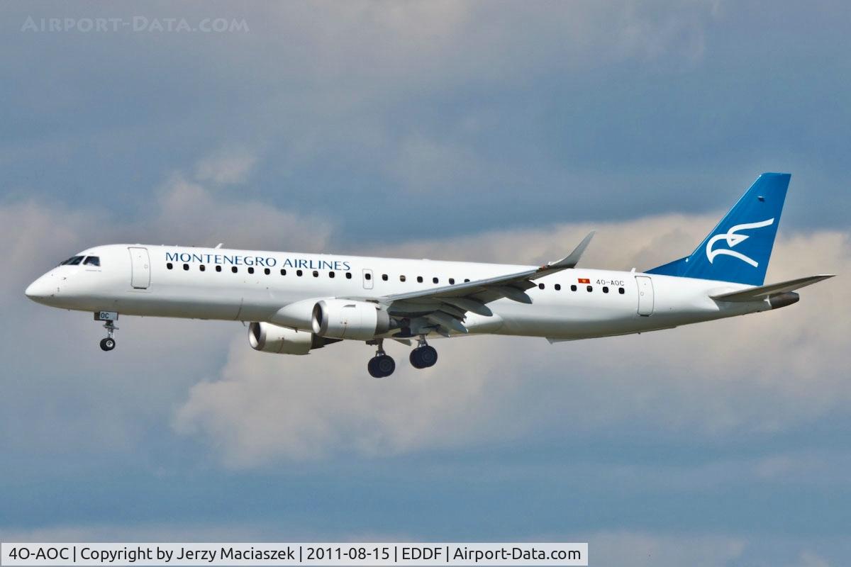 4O-AOC, 2010 Embraer 195LR (ERJ-190-200LR) C/N 19000358, Embraer ERJ 190-200LR
