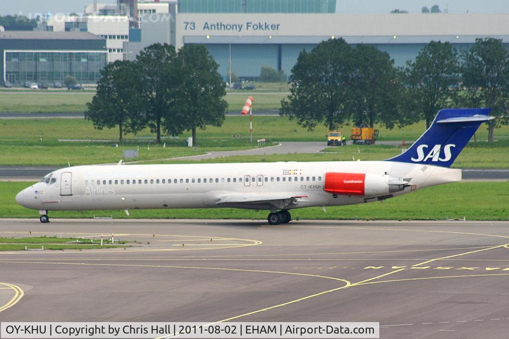 OY-KHU, 1991 McDonnell Douglas MD-87 (DC-9-87) C/N 53336, SAS Scandinavian Airlines
