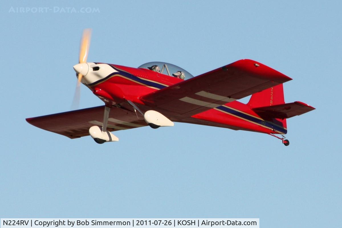 N224RV, 1999 Vans RV-4 C/N 1779, Departing Airventure 2011.