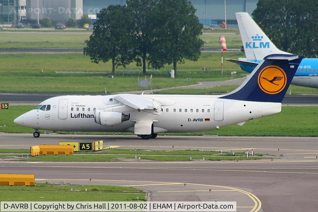 D-AVRB, 1994 British Aerospace Avro 146-RJ85 C/N E.2253, Lufthansa CityLine