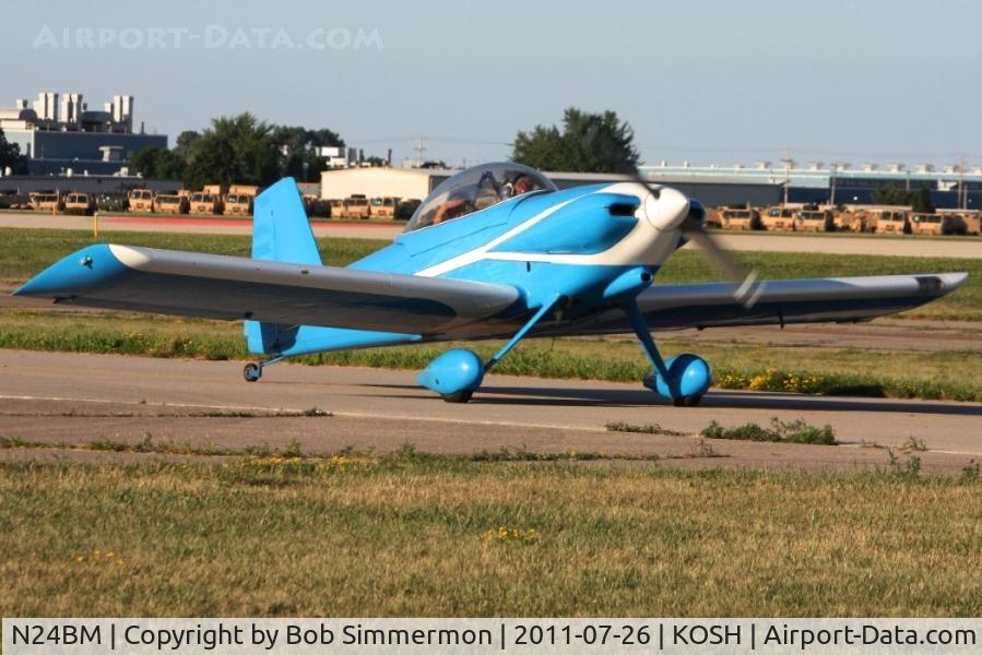 N24BM, 1992 Vans RV-4 C/N 2747, Departing Airventure 2011.