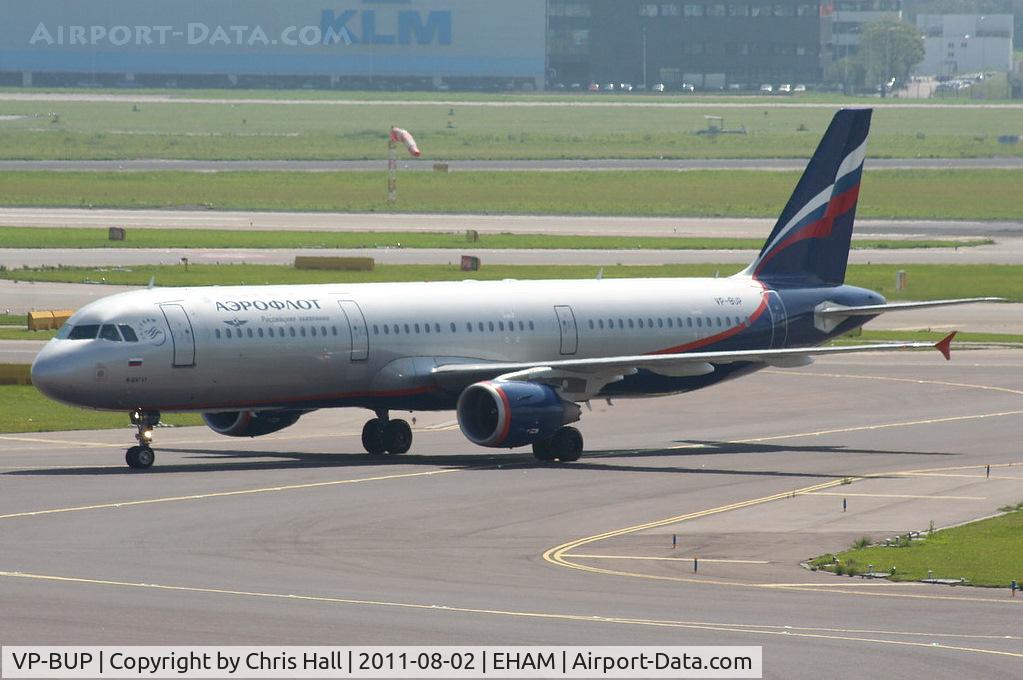 VP-BUP, 2007 Airbus A321-211 C/N 3334, Aeroflot