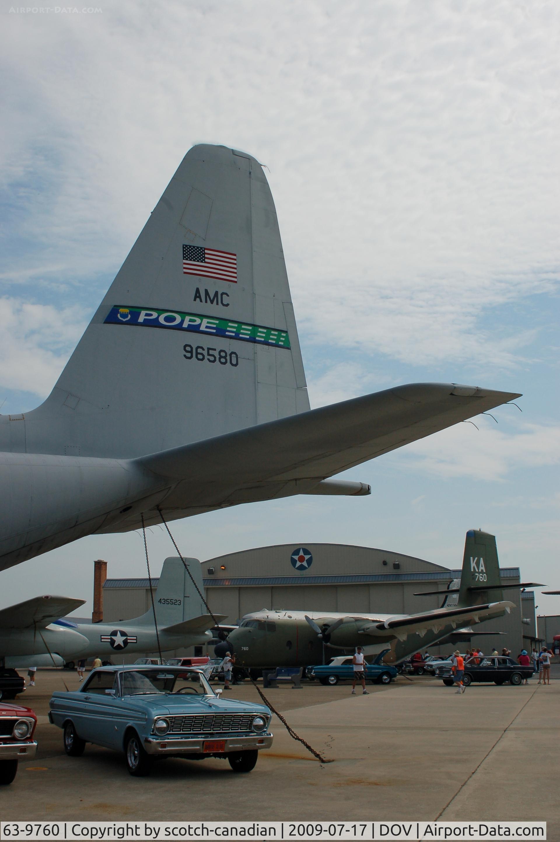 63-9760, 1963 De Havilland Canada C-7B Caribou C/N 224, 1963 De Havilland Canada C-7B Caribou and Ford Falcons at the Air Mobility Command Museum, Dover AFB, DE