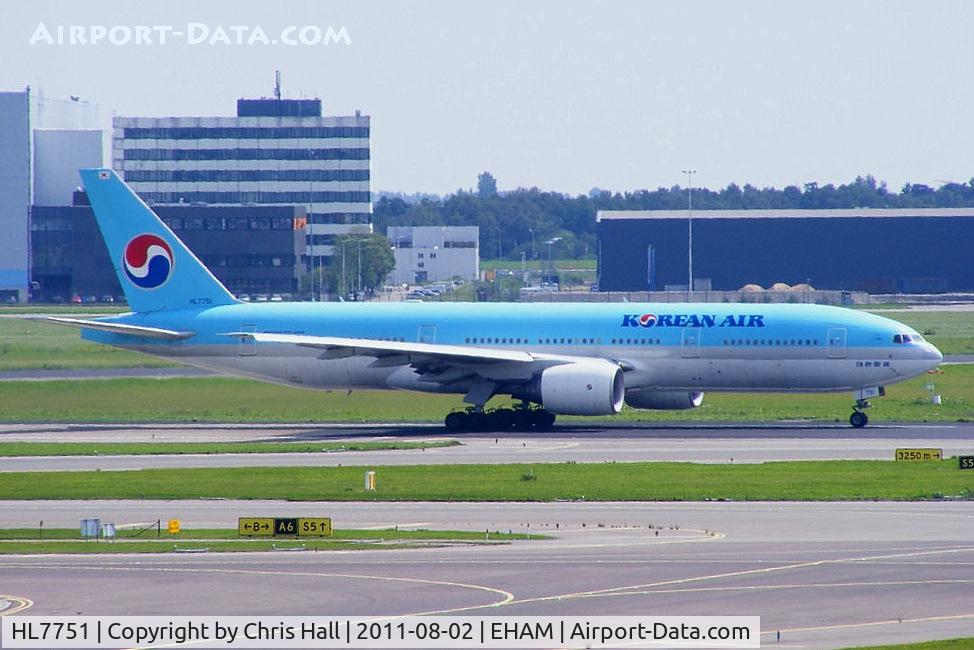 HL7751, 2007 Boeing 777-2B5/ER C/N 34210, Korean Air Lines