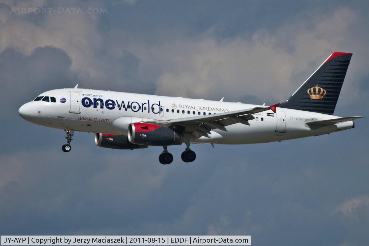 JY-AYP, 2009 Airbus A319-132 C/N 3832, Airbus A319-132
