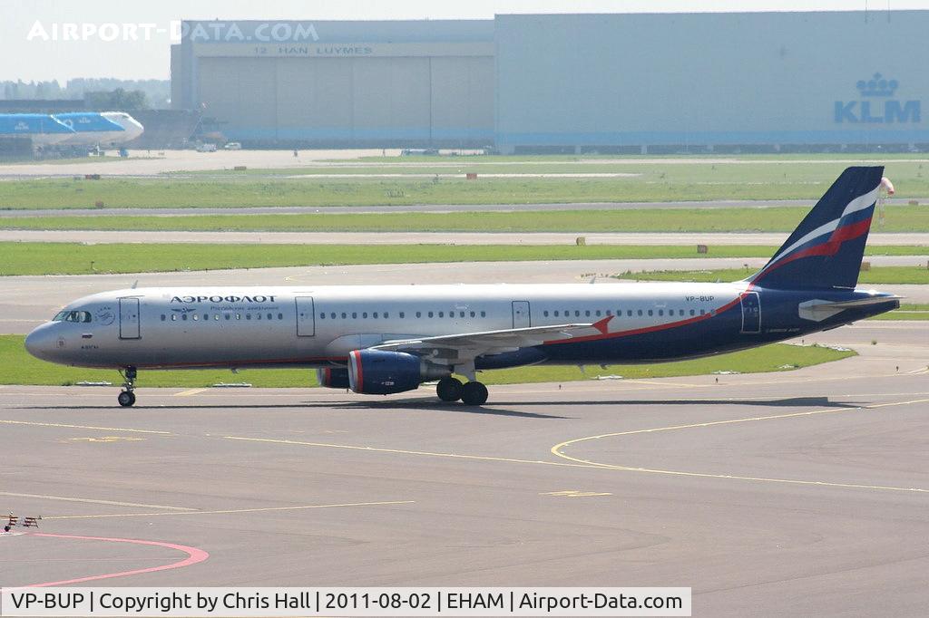 VP-BUP, 2007 Airbus A321-211 C/N 3334, Aeroflot