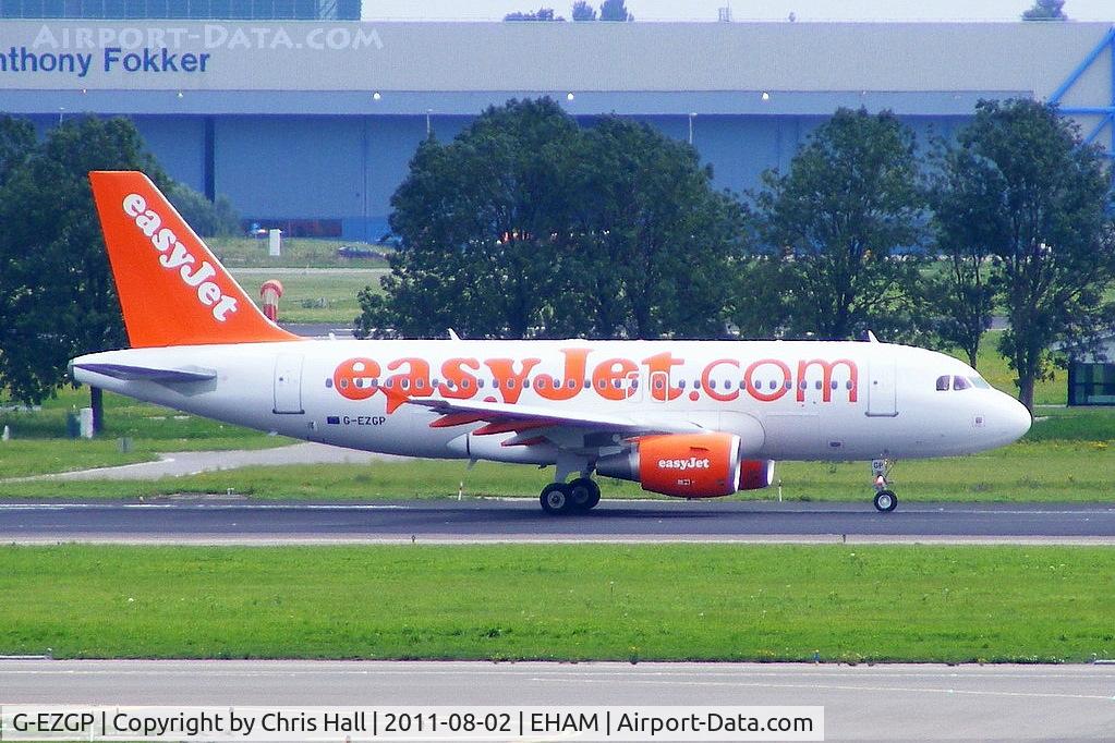 G-EZGP, 2011 Airbus A319-111 C/N 4787, easyJet